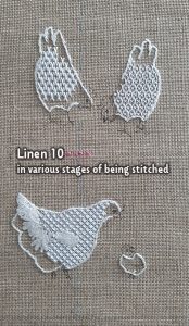Chook Book - Online Embroidery Class - Linen 10