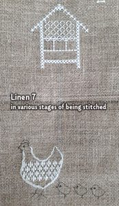 Chook Book - Online Embroidery Class - Linen 7