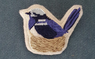 Needlepoint and Embroidery Kits - Shop Online - Wren Brooch