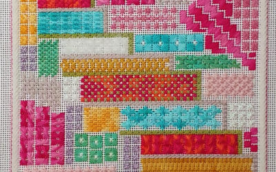 Online Needlepoint Class - Tulip Fields