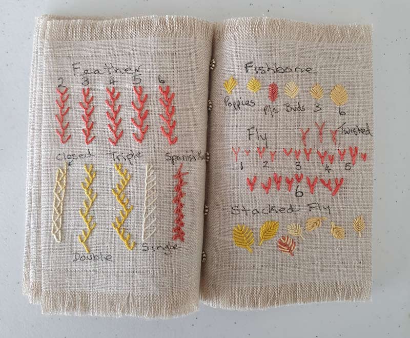 Embroidery Stitch Class – A Stitch in Time, Sandy Bay.